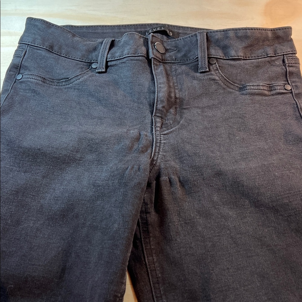 Level 99 Black Stretch Denim Pants Sz 29 - Picture 4 of 13
